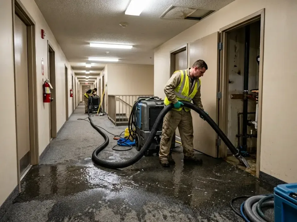multi-unit-apartment-hallway-f-005 — frequently asked questions, Emergency Burst Pipe Water Extraction & Removal in Genoa, OH